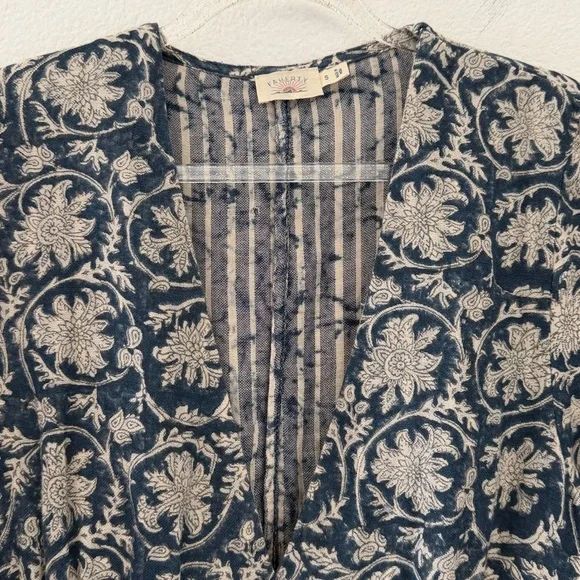 Faherty dune oceana cotton dress in tranquil tides colorway, size small - Picture 7 of 7